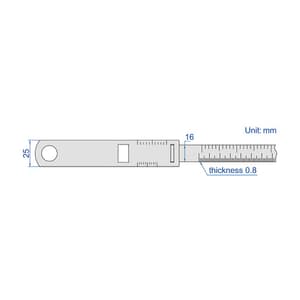 Insize 2190 - 3460 mm Circumference Meter (Economic Type), 7114-3460