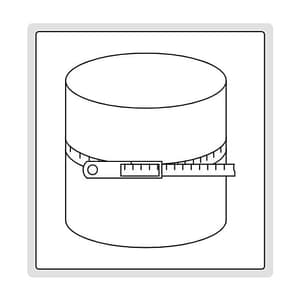 Insize 2190 - 3460 mm Circumference Meter (Economic Type), 7114-3460