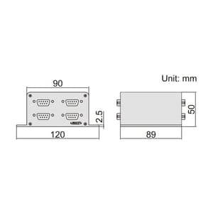 Insize Multichannel Interface Boxe for Capacitance Linear Gauge, 7107-1