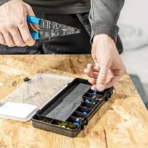 Hogert 86 Pcs Crimping Pliers for Terminals with Insulation Stripper & Connectors, HT1P231