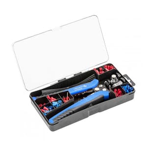 Hogert 8 inch / 200 mm Automatic Wire Stripper with Connectors, HT1P230