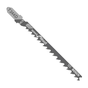 Bosch 100 mm Jigsaw Blades Speed for Wood (T 244 D), 2 608 630 058