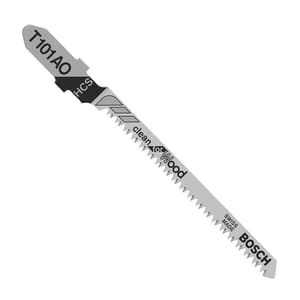 Bosch 83 mm Jigsaw Blades Clean for Wood (T 101 AO), 2 608 630 031