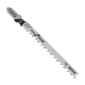 Bosch 100 mm Jigsaw Blades Clean for Wood (T 101 D), 2 608 630 032