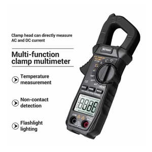Metravi 3-5/6 Digit / 600A Digital TRMS AC/DC Clamp Meter, DT-725