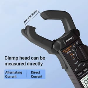 Metravi 3-5/6 Digit / 600A Digital TRMS AC/DC Clamp Meter, DT-725