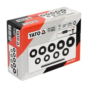 Yato 10 Pcs Screw Extractor Set, YT-0603