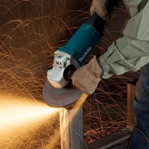 Makita 230mm / 9 inch, 2200W Angle Grinder with Large Trigger Switch, GA9060
