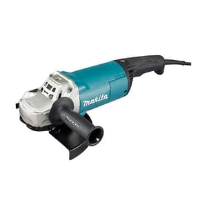 Makita 230mm / 9 inch, 2200W SJS II Angle Grinder with Anti-Restart Function, Soft Start & Large Trigger Switch, GA9061R