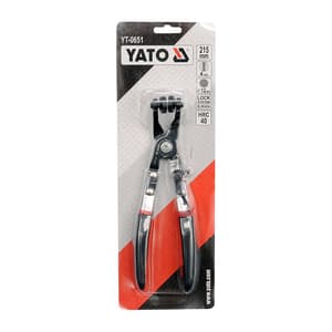 Yato 215 mm Hose Clamp Bent Pliers, YT-0651