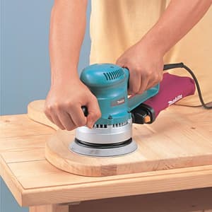 Makita 150 mm (6") / 310W Variable Speed Random Orbit Sander with Built-In Dust Extraction System, BO6030