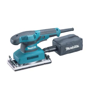 Makita 93 x 185 mm, 3/4 Sheet 190 W Finishing Sander with Built-In Dust Extraction System, BO3710