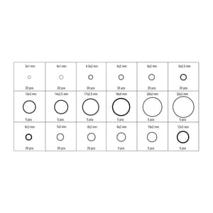 Yato 225 Pcs O - Rings Set, YT-06877
