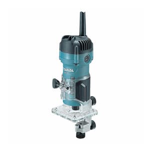Makita 6 mm (1/4") 530W Fixed Base Trimmer, M3700B