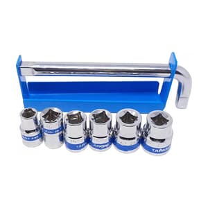 Taparia 7 Pcs 1/2 Inch Sq. Drive Hexagonal Socket Set (6PT), S-31HXL