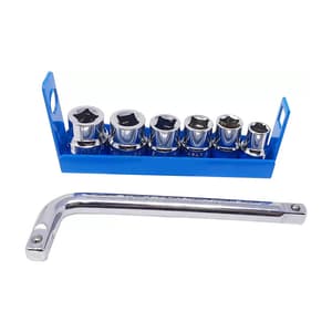 Taparia 7 Pcs 1/2 Inch Sq. Drive Hexagonal Socket Set (6PT), S-31HXL