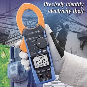 Hioki 0.060 - 600.0 A AC Power Clamp Meter, CM3286-50