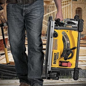 Dewalt 54V / 210mm XR FLEXVOLT Li-ion Cordless GB Table Saw with Brushless Motor & 2x6.0Ah Batteries, DCS7485T2-GB