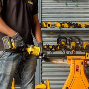 Dewalt 54V XR Flexvolt 125mm Cordless Angle Grinder (Bare)-Perform & Protect Shield, DCG414NT-XJ