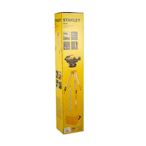Stanley AL24G Optical Level - Site Pack Set with Tripod and Staff 1-77-159N