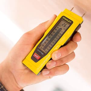 Stanley Moisture Meter for Measuring Masonry (Mortar Concrete Plaster) Moisture, 0-77-030