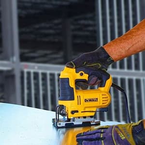 Dewalt 650W Variable Speed Jigsaw For Cutting Wood Metal & Plastic with 6 Variable Speed Dial, DWE349-IN