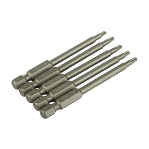 Dewalt T10 x 70 mm Length Torx High Quality Screwdriving Bits (Pack of 5 Pcs), DT7290-QZ