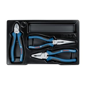 Bosch 3 Pcs Long-lasting Pliers Set, 1 600 A01 6BG