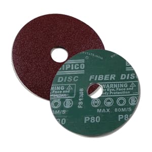 Bipico 180 mm / 24 Grit Aluminium Oxide Fibre Disc (Pack of 100 Pcs)