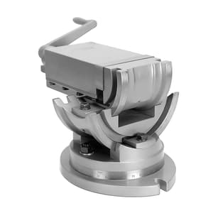Groz 100 mm / 4 Inch Super Precision 3 Way Tilting Machine Vise (Swivel Base), TLT/SP/100