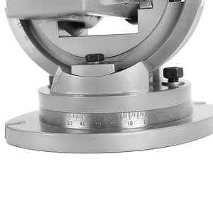 Groz 100 mm / 4 Inch Super Precision 3 Way Tilting Machine Vise (Swivel Base), TLT/SP/100