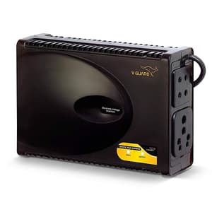V-Guard 90-290V Electronic Voltage Stabilizer For Upto 140 cm 55 Inch Smart/LED TV & Set Top Box, Crystal Plus