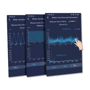 Metravi 25.6 Khz Wireless Vibration Tester With Bearing Analyser, VT-151W