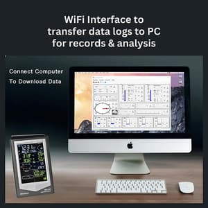 Metravi 300 to 1100hpa Wireless Weather Station, WS-1051