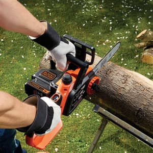 Black + Decker 250 mm / 10 inch 20V Cordless Chainsaw, GKC1825L20-QW
