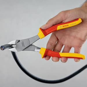 Bosch 8 inch / 200 mm VDE High Leverage Diagonal Side Cutter, 1 600 A02 NE2