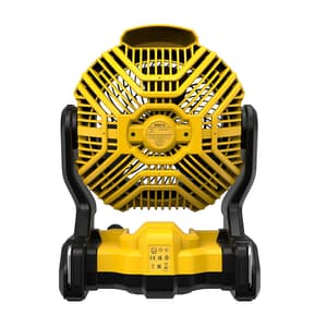 Dewalt 18V XR Li-Ion Cordless Jobsite Fan With Batteries & Charger (180° Pivoting Head), DCE512N-XJ-PRM