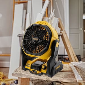 Dewalt 18V XR Li-Ion Cordless Jobsite Fan With Batteries & Charger (180° Pivoting Head), DCE512N-XJ-PRM