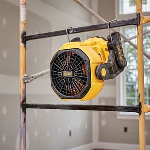 Dewalt 18V XR Li-Ion Cordless Jobsite Fan With Batteries & Charger (180° Pivoting Head), DCE512N-XJ-PRM