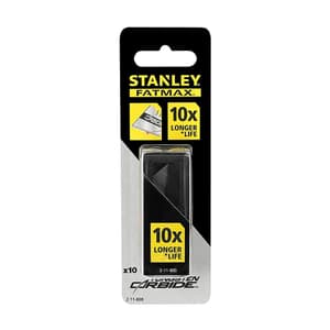 Stanley 19 mm FatMax Carbide Utility Blades (Pack Of 10 Pcs), 2-11-800