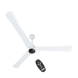 Atomberg Renesa+ 1400 mm Energy Efficient Dust Resistant Ceiling Fan with BLDC Motor and Remote (Pearl White)