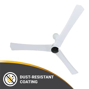 Atomberg Renesa+ 1400 mm Energy Efficient Dust Resistant Ceiling Fan with BLDC Motor and Remote (Pearl White)