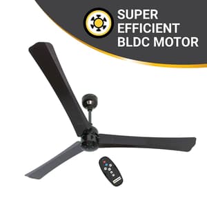 Atomberg Renesa+ 1400 mm Energy Efficient Dust Resistant Ceiling Fan with BLDC Motor and Remote (Earth Brown)