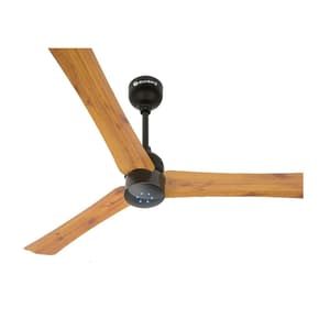 Atomberg Renesa+ 1200 mm Energy Efficient Dust Resistant Ceiling Fan with BLDC Motor and Remote (Golden Oakwood)
