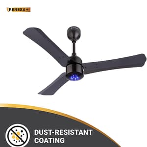 Atomberg Renesa+ 900 mm Energy Efficient Dust Resistant Ceiling Fan With BLDC Motor & Remote (Earth Brown)