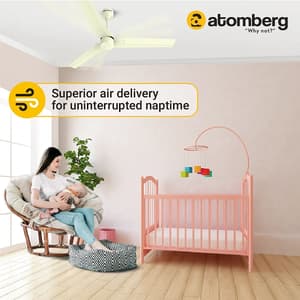 Atomberg Renesa 1200 mm Energy Efficient Ceiling Fan With BLDC Motor & Remote (Ivory)