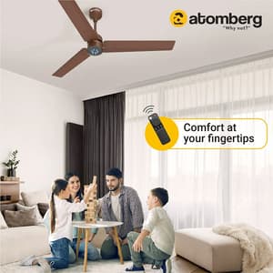 Atomberg Renesa 1200 mm Energy Efficient Ceiling Fan With BLDC Motor & Remote (Matt Brown)