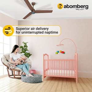 Atomberg Renesa 1200 mm Energy Efficient Ceiling Fan With BLDC Motor & Remote (Matt Brown)