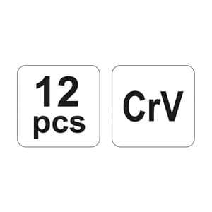 Yato Chisel & Punch Set Of 12 Pcs, YT-4714