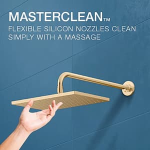 Kohler ModernLife 330 x 230 mm Single Function Rain Head In French Gold Finish, K-27731IN-AF